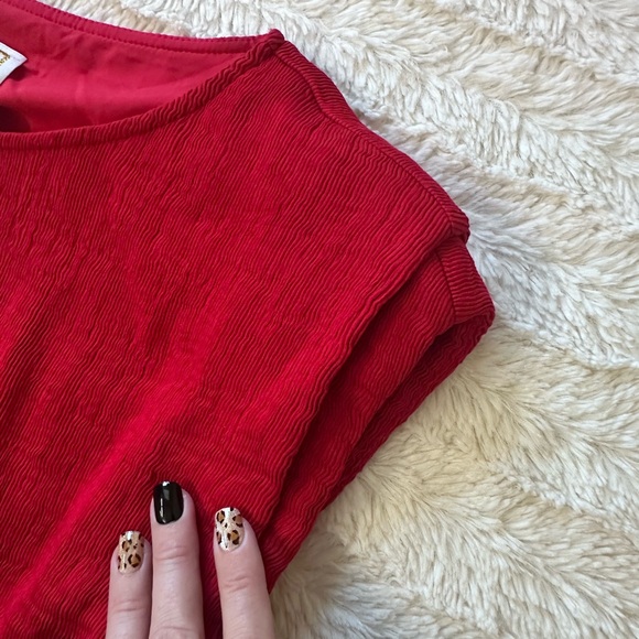 Emily McCarthy Cranberry Red Del Mar Sleeveless Dress - Picture 8 of 14